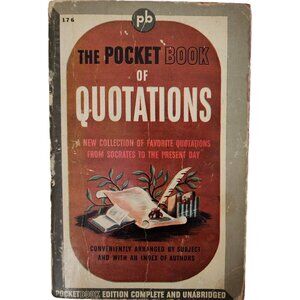 The Pocket Book of Quotations A Victory Book Campaign 1942TPB by Davidoff